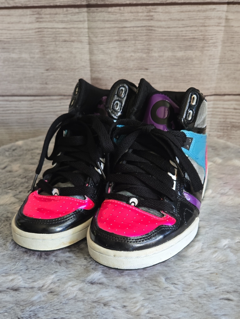 Osiris High Top Sneakers, Girls Size 6